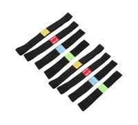 Mikikit 8 Pièces Kit de Protection et Silence Cymbales pour Batterie Bande Élastique Atténuatrice pour Cymbales Accessoires Compatibles pour Hi-hat Caisse Claire et Grosse Caisse Pratique