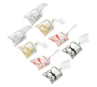 Mikikit 8 pièces Pendentifs Poissons Résine Imitation Poisson Sac Eau pour Boucles Oreilles Bracelet Décoration Artisanale et Lisse