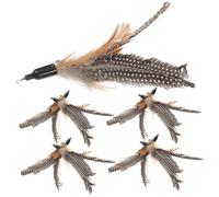 Mikikit 8 pièces Recharge Jouets Plume pour Chat Accessoires Interactifs Suspendus pour Stimule Instinct de Chasse et Exercice pour Animaux de Compagnie