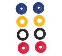 Mikikit 8 pièces Set de Restricteurs de Débit Eau Silicone avec Joint Étanchéité Réducteur de Pression Compatible Pommeaux Fixes et Mobiles Anti-Fuite