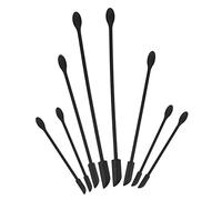 Mikikit 8 pièces Set de Spatules Silicone Multifonctionnelles pour Maquillage et Cuisine Grattoirs de pour Cosmétique Confiture Beurre de Cacahuète
