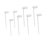 Mikikit 8 pièces Supports pour Plantes Râtelier de Soutien pour Tiges et Plantes Grimpantes Mixte Anneau de Cage pour Jardin Intérieur et Extérieur