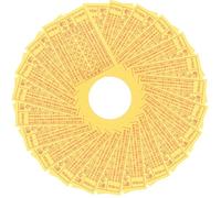 Mikikit 900 pièces Papier Jaune Sacré pour Culte des Ancêtres de Prières pour Funérailles Fête des Morts et Offrandes Traditionnelles