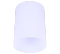 Mikikit Abat-Jour Cylindrique Translucide 13 CM Diamètre pour Applique Murale Salon et Chambre, Douille E27, Ombre Claire et Ampoule de Rechange