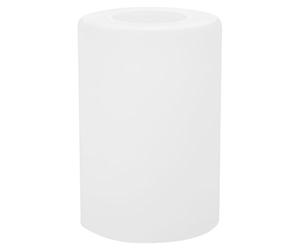 Mikikit Abat-Jour Cylindrique Verre Blanc Laiteux 100Mm Diamètre pour Lampe de Bureau à Domicile et Lampe de Table Cache Ampoule