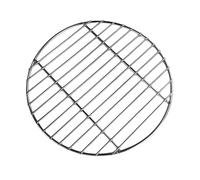 Mikikit Accessoire Barbecue Grille Ronde 22Cm Acier Inoxydable Filet Métallique pour Cuisson Viande Légumes Poisson Utilisation Extérieure et Intérieure Camping