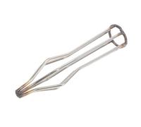 Mikikit Accessoire Barbecue pour Maintenir la Forme en Acier Inoxydable Grille Métallique Noire Facile à Utiliser et Améliorer la Canard pour Canard Rôti