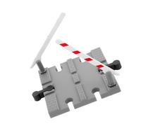 Mikikit Accessoire Barrière de Voie Ferrée Réaliste pour Train Bloc Routier de Remplacement DIY Barrière de Sécurité pour Circuit et Scène de Train Compatible avec Rails et Pistes de