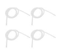 Mikikit Accessoires pour Tire-Lait 4 Pièces en Silicone Doux Hypoallergénique Tuyau d'Air 80 CM Flexible Valve à Bec de Canard Compatible Universellement Pièces Détachées pour