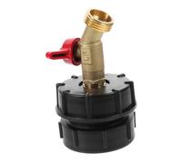 Mikikit Adaptateur de Réservoir IBC pour Robinet de 1/2 Pouce Raccord pour Fûts d'une Tonne Connecteur de Tuyau d'Arrosage Étanche et Fiable Accessoire Pratique pour Jardinage