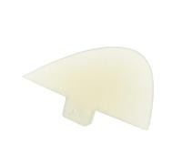 Mikikit Aileron Central de Surf en Fibre de Verre Nid d'abeille Transparent Vert, Kit D'installation 1 Pièce, Aileron Renforcé pour Longboard, Shortboard et Stand-up Paddle, Accessoire