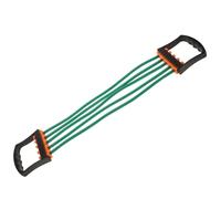 Mikikit Appareil de Musculation des Pectoraux 5 Tubes Corde de Résistance Détachable Bande Élastique en TPE Verte Accessoire Gym pour Renforcement Bras et Poitrine Entraînement