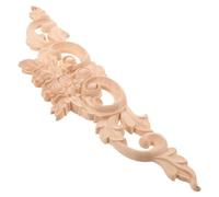 Mikikit Applique Bois Non Peinte Sculptée Élégante pour Meubles Décoration Européenne Authentique pour Portes Armoires Lit