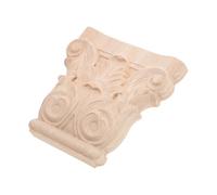 Mikikit Applique en Bois Sculpté de Style Européen pour Décoration Intérieure Maison, Garniture Résistante à L'usure, pour Présent de Pendaison de Crémaillère