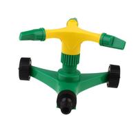 Mikikit Arroseur Rotatif à Bras Kit Arrosage sur Roues Arroseur à Sorties Arrosage Automatique pour Jardin Pelouse Cour