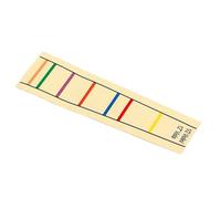 Mikikit Autocollant Codé Couleur D'étiquette de Frette pour Alto 12 Pouces en Papier Jaune Facile à Enlever, pour Apprentissage et Pratique des Débutants