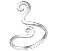 Mikikit Bague D’orteil Réglable En Alliage Argenté Boho Pour Femmes Plage Été Ouverture Ajustable Taille Unique