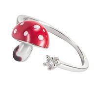 Mikikit Bague Femme Réglable Scintillant Anneau Ouvert Délicat et Aux Rayures Bijoux pour Adolescentes et Femmes