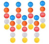 Mikikit Balles D'entraînement de Golf et Sécurité Lot de 35 Creuses en Plastique Couleur Vive pour Pratique Intérieure pour Exercices de Swing à Domicile