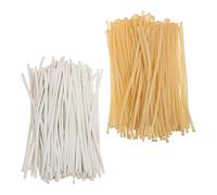 Mikikit Ballons Longs à Nouer Transparents et Blancs 260 Kit de Ballons Créatifs 200 Pièces Latex Flexible pour Sculptures, Décorations D’anniversaire, Mariage et Fêtes