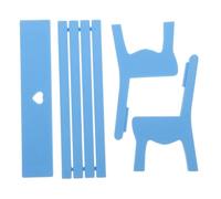 Mikikit Banc de Parc Miniature pour Décor Mobilier de Jardin Micro Chaise pour Mini Accessoires Décoratifs Élégants Pratiques