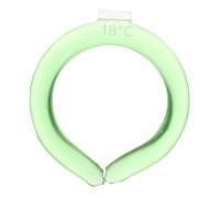 Mikikit Bande de Glace Rafraîchissante Nuque Verte, Poche Froide Cervicale Réutilisable, Taille Ajustable, Gel de Refroidissement pour Soulagement Thermique, Usage Été, Compresses Froides