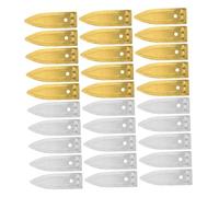 Mikikit Bande de Zinc et Feuille de Cuivre Électroplaquée 40 Pcs pour Expériences D’électricité, Piles à Fruits, Kit Éducatif Scientifique Pratique et Transportable