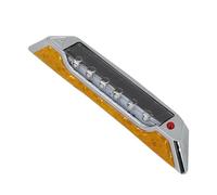 Mikikit Bande Réfléchissante Solaire LED pour Voiture Sécurité de Conduite Nocturne Protection Rayures Accessoire Auto Étanche Couleur Aléatoire Couleur Aléatoire