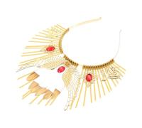 Mikikit Bandeau Halo Sombre Couronne Gothique Pour Femmes Taille Unique Jaune Accessoire Cheveux Fête Cosplay Cérémonie