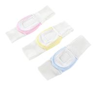Mikikit Bandes Élastiques en Coton Prévient Vêtements et Draps Mouillés Réglables pour Couches Bébé 3 Pièces Ceinture de Fixation Sécurisée Réutilisables et Confortables