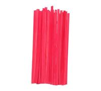 Mikikit Bâtonnets Plats En Bambou 50 Pièces Rouges Pour Éventails à Main Loisirs Créatifs Matériaux De Tissage Diy Débutants Artisanat Décorations Été Intérieur Extérieur
