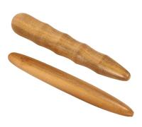 Mikikit Bâtons de Massage en Bois Outil de Massage 2pcs pour et Pieds Forme Traditionnelle Rétro, pour Se Détendre en Écoutant Musique