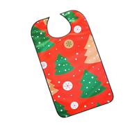 Mikikit Bavoir de Noël pour Adultes Lavable Protection Anti-bave Serviette à Salive pour Vêtements
