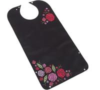 Mikikit Bavoir Imperméable pour Adulte en Polyester Design Chic, Lavable et Facile à Enfiler, Protection pour Personnes Âgées et Usage Quotidien