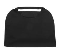 Mikikit Bavoirs Imperméables pour Adultes avec Ramasse-Miettes Polyester Monocouche Élastique Ajustable Protection Vêtements pour Personnes Âgées et Handicapées Noir Bavoir de Table