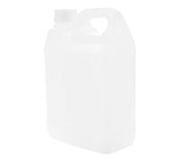 Mikikit Bidon en Plastique Réutilisable 2l avec Poignée Portable pour Maison, Bouteille Facile à Verser pour Jus, Miel et Sirop, Contenant Alimentaire Solide