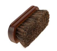 Mikikit Blaireau à Barbe en CRIN De Cheval Ferme, Brosse Multi-usages pour Homme, Taille Moyenne, Nettoyage Visage Et Cou, Brosse Poils Naturels pour Toilettage Quotidien