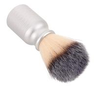 Mikikit Blaireau de Rasage pour Homme Poils Synthétiques Ultra Doux Manche Ergonomique Mousse Onctueuse pour Savonnette et Crème à Raser Blaireau de Voyage Portable Kit de Rasage