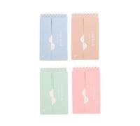 Mikikit Blocs-notes pour mémos 4Pcs en papier portables pour étudiants pour l'université et activités DIY Couleur Aléatoire