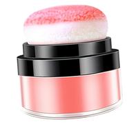 Mikikit Blush Poudre Coussin Matifiant pour Femmes Teinte Saumon Poudre Légère pour Joues Effet Naturel Rosé Usage Professionnel et Portable