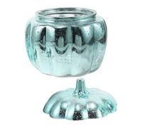Mikikit Bocal en Verre de Citrouille Décoration Unique avec Couvercle, Récipient de Conservation Hermétique pour Fête d'automne et Halloween Cuisine