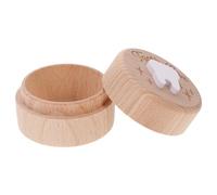 Mikikit Boîte à Dents Souvenir Pour Garçon Fille Bois Pour Ranger La Première Dent De Lait Perdue