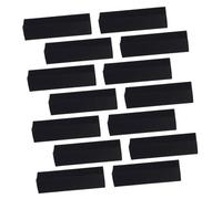 Mikikit Boîte à Rouge à Lèvres Vide 50 Pcs Noire 2,5x2,5x10,5 Cm Papier Rigide Léger Rangement Voyage Fête Présent Emballage Gloss Lèvres