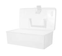 Mikikit Boîte de Premiers Secours Rangement et L'organisation Portable en Plastique PP Grosse Capacité, Facile à Transporter des Remède à Domicile