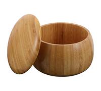 Mikikit Boîte de Rangement en Bois Massif pour Pièces de Go Grand Format avec Couvercle Hermétique Récipient 14 X 14 X 85 CM pour Jeu de Société Protection L'Humidité et Transport