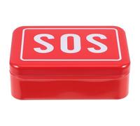 Mikikit Boîte de Rangement Médicale Portable Tôle pour Premiers Soins Organisateur Médicaments Résistant et Compact pour Randonnée et Activités Plein Air