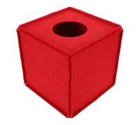 Mikikit Boîte de Tombola et Collecte de Dons en Feutre Boîte Multifonctionnelle Rouge Surface Lisse Lors de Fêtes pour Jeux