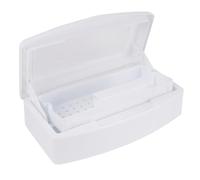 Mikikit Boîte de Transparente pour Outils de Manucure Boîte Désinfectante et Durable pour Usage Professionnel et Personnel