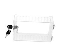 Mikikit Boîte de Verrouillage pour Thermostat Mural Transparente avec Clé Protection Sécurisée Manipulation Installation Facile pour Maison Bureau et Publics