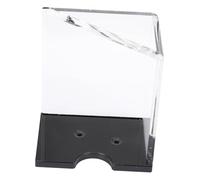 Mikikit Boîte Rangement Cartes à Jouer Acrylique Support Stable Antidérapant Espace pour Poker et Jeux Organisateur pour Maison et Bureau Distributeur Pratique